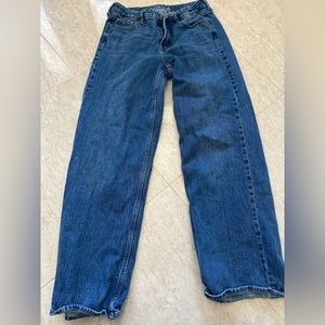 Old navy mid rise wid leg jeans